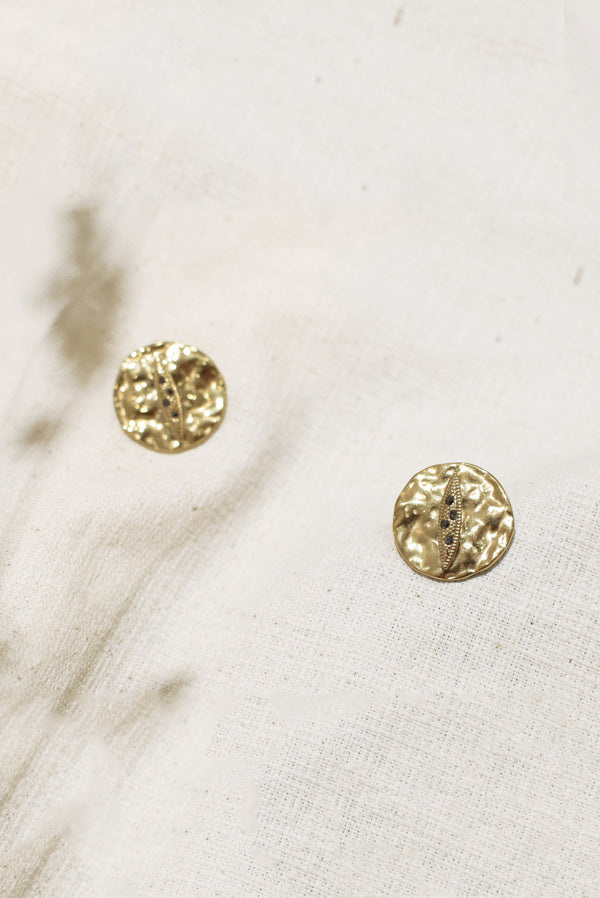 BOUCLES D’OREILLE À MÉDAILLES JEANNE