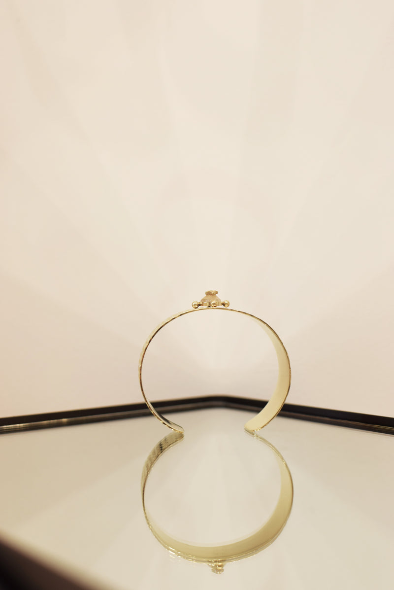 BRACELET SILOÉ, EN QUARTZ BLANC