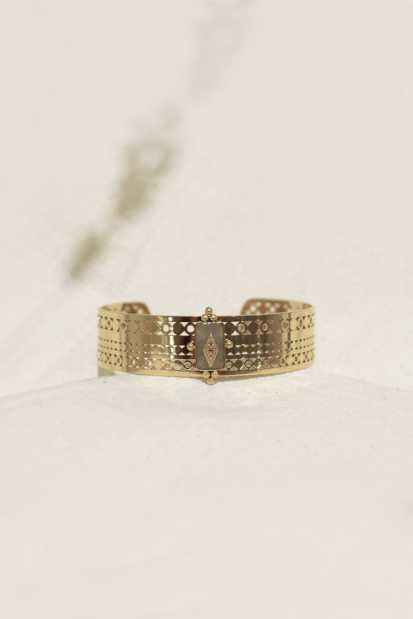 BRACELET AJOURÉ ISORE, EN LABRADORITE