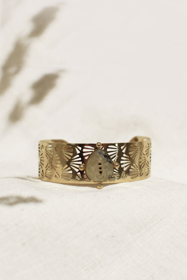 BRACELET AJOURÉ JEANNE, EN PREHNITE