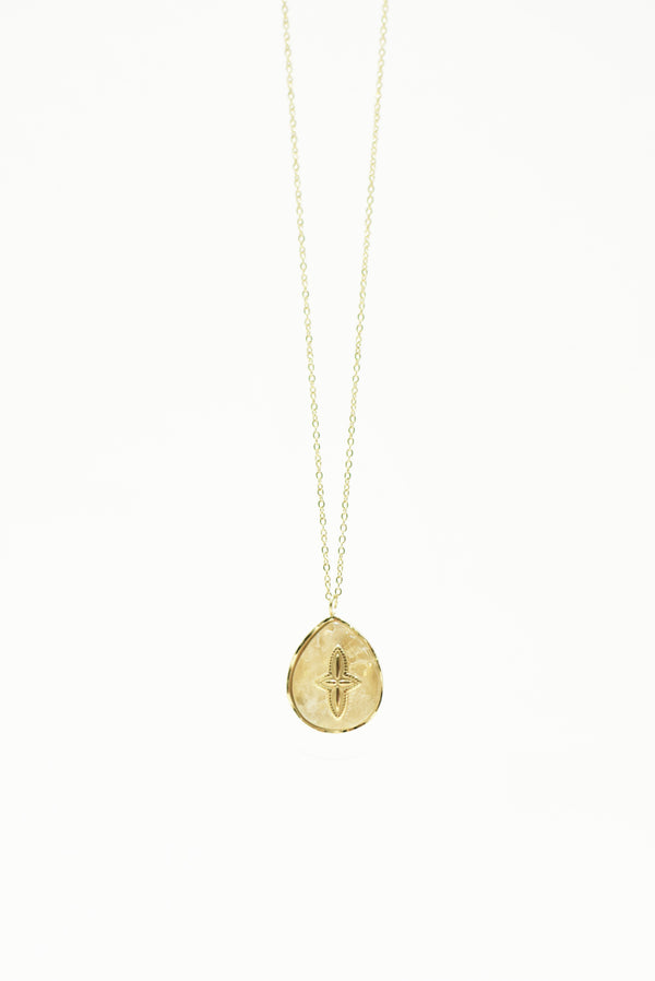 COLLIER COURT SILOÉ, EN QUARTZ BLANC
