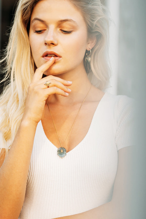 COLLIER SÉRAPHINE, EN LABRADORITE