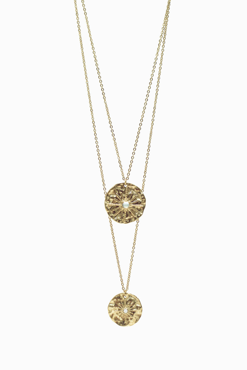 COLLIER COURT À MÉDAILLE AGLAÉ