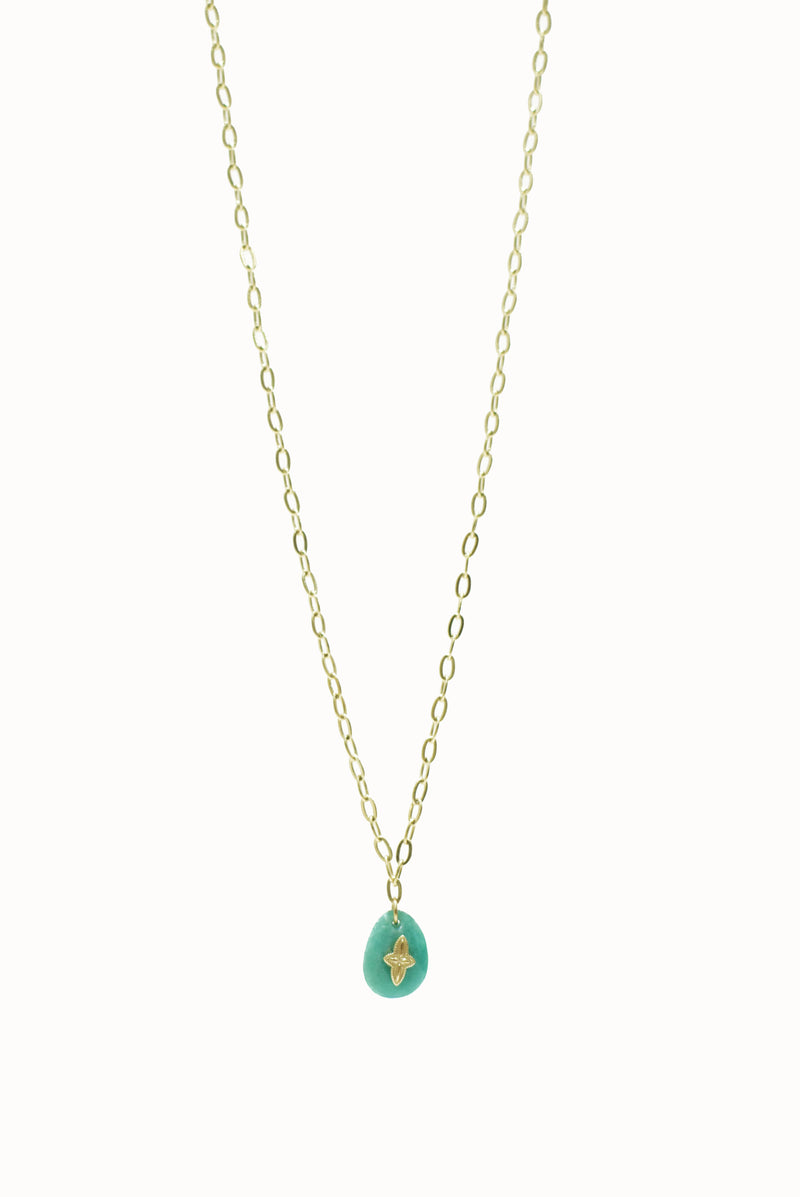 COLLIER SILOÉ, EN AMAZONITE MINI