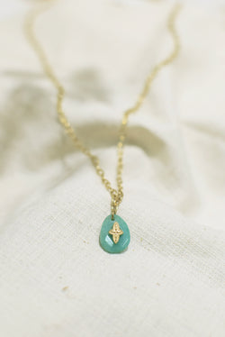 COLLIER SILOÉ, EN AMAZONITE MINI