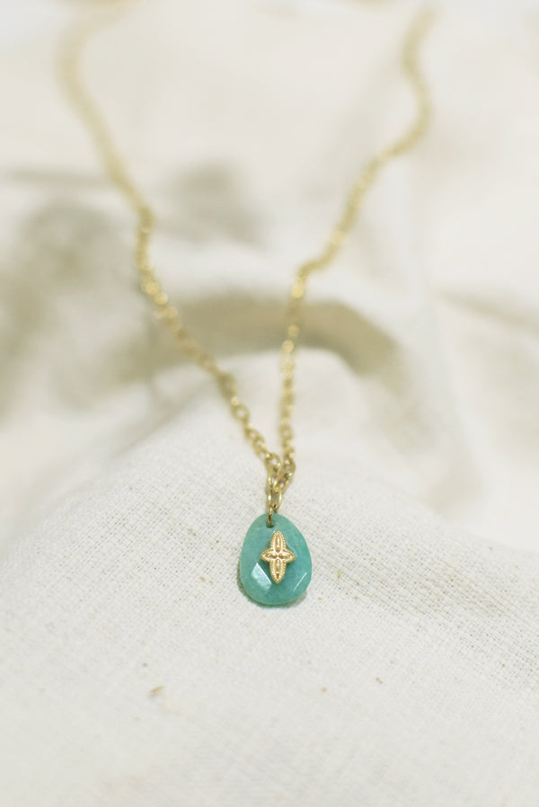 COLLIER SILOÉ, EN AMAZONITE MINI
