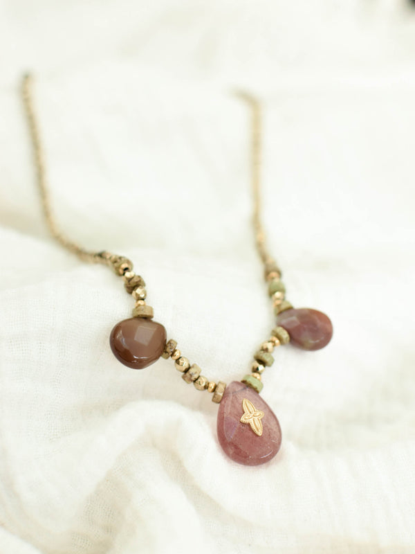 COLLIER SILOÉ STRAWBERRY