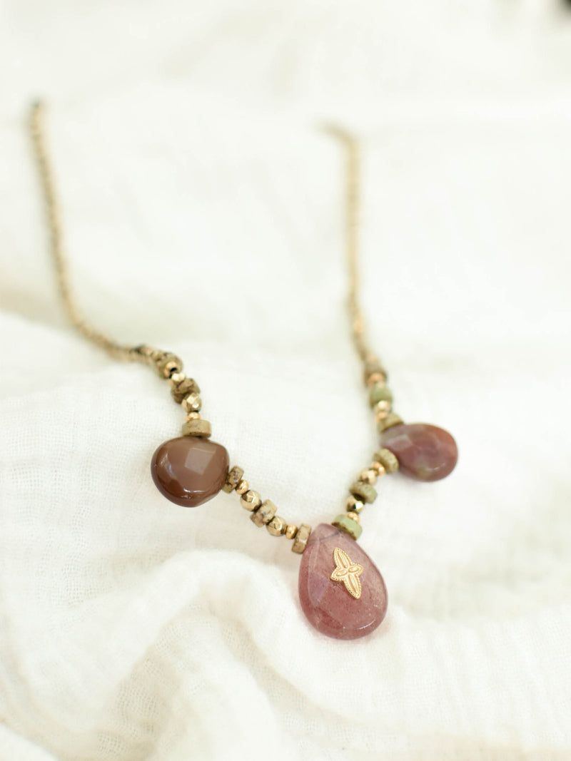 COLLIER SILOÉ STRAWBERRY