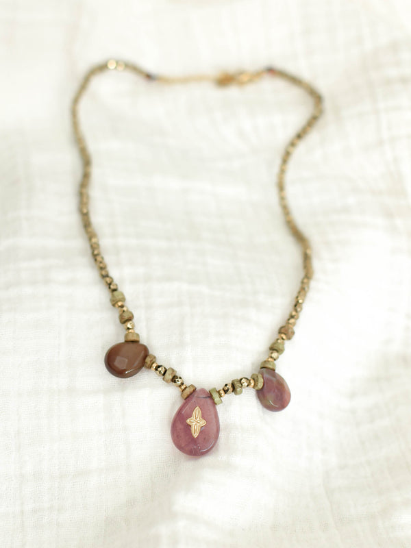 COLLIER SILOÉ STRAWBERRY