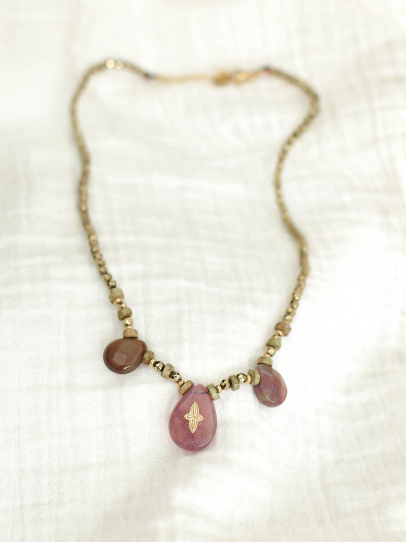 COLLIER SILOÉ STRAWBERRY