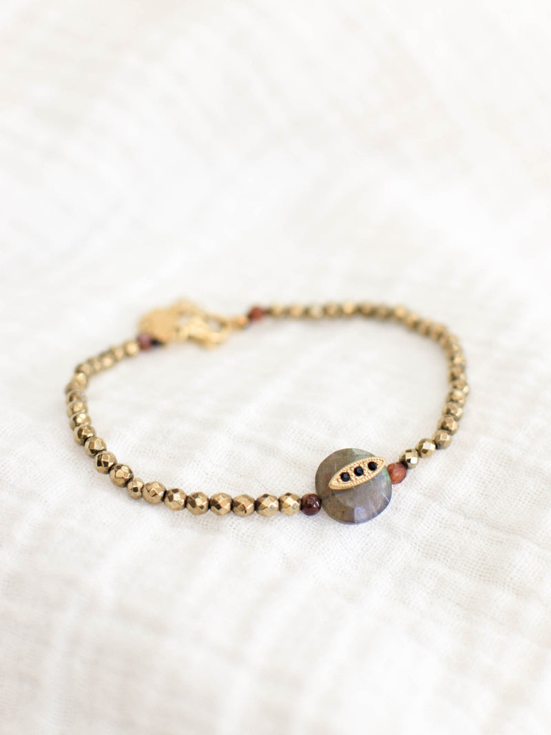 BRACELET ASHA LABRADORITE