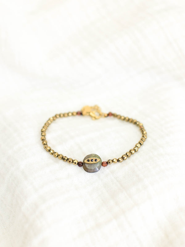 BRACELET ASHA LABRADORITE
