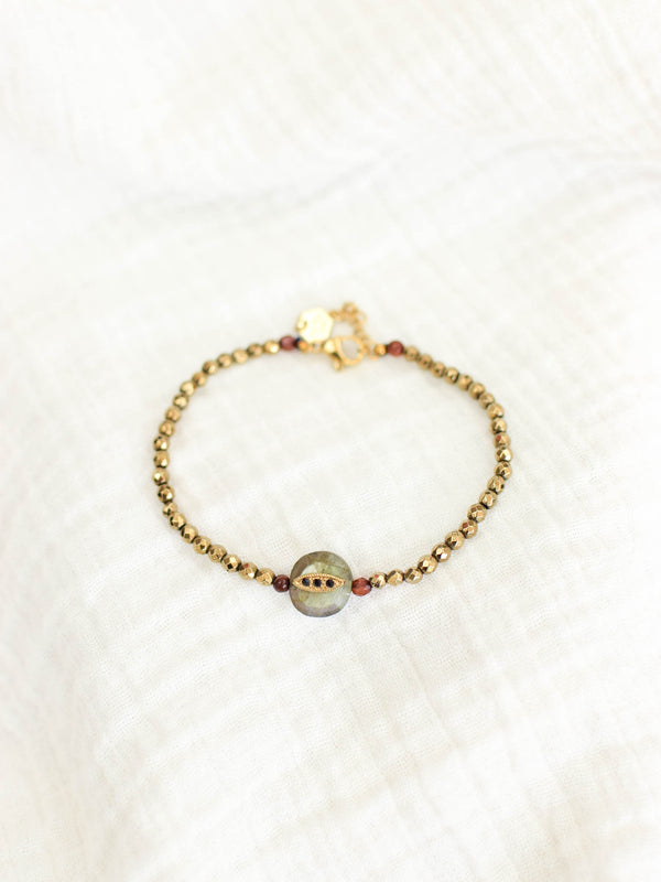 BRACELET ASHA LABRADORITE