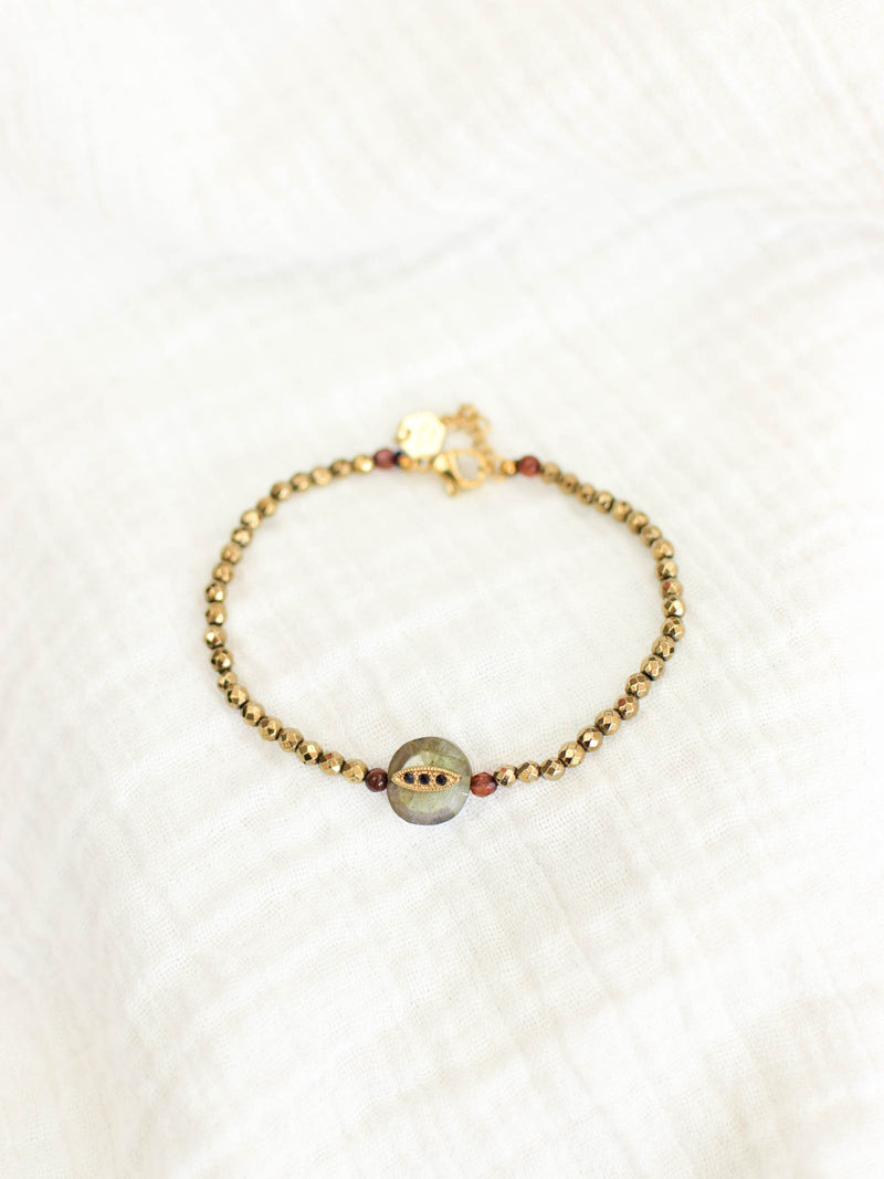 BRACELET ASHA LABRADORITE