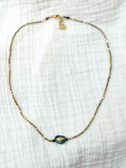 COLLIER MEIKA HÉMATITE