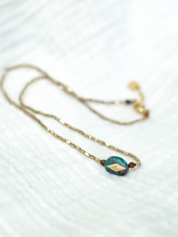 COLLIER MEIKA HÉMATITE