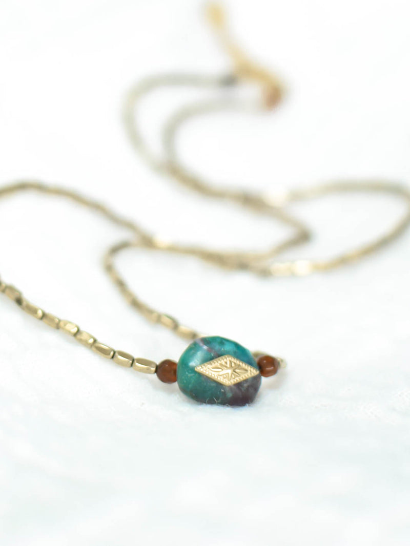 COLLIER MEIKA HÉMATITE